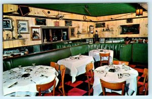 NEW YORK CITY, NY ~ Trophy Room DANNY'S HIDEAWAY Restaurant c1960s Postcard