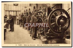 Old Postcard Paris Hotel Mint Newsroom monetary presses