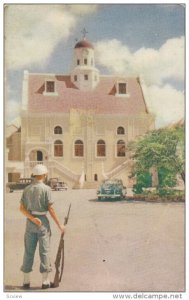 The United Protestant Church, Located In Old Fort Amsterdam, Soldier, CURACAO...