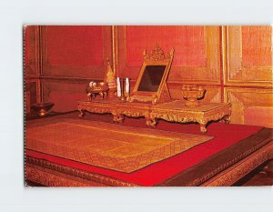 Postcard The Royal Dressing Chamber in Cakrapatipiman Hall Thailand