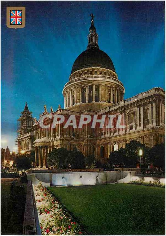 Postcard Modern London Cathedral of Saint Paul