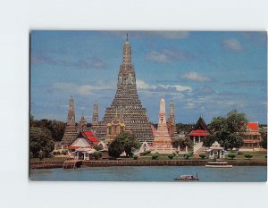 Postcard Wat Arun-Temple of Dawn, Thonburi, Bangkok, Thailand