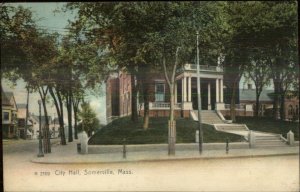 Somerville MA City Hall Rotograph G2367 1906 Used Postcar+d
