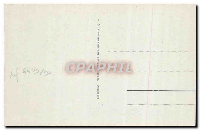 Postcard Old Oustreham Riva Bella L & # 39eglise