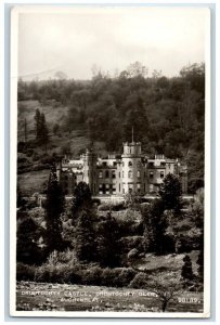 c1950's Drumtochty Castle View Glen Auchinblae Scotland RPPC Photo Postcard 