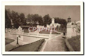 Old Postcard Basilica De Lisieux The outdoor Way of the Cross General view