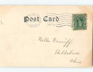 Pre-1907 POST OFFICE Indianapolis Indiana IN A3574