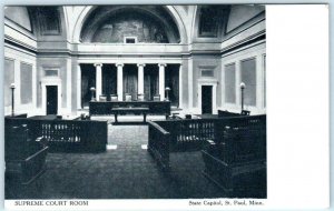 ST. PAUL, Minnesota  MN   State Capitol  SUPREME COURT ROOM Interior   Postcard