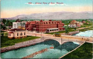 Postcard General View of Reno, Nevada