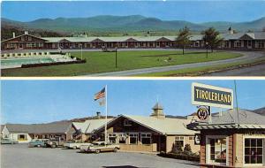 Tirolerland Inn Route 9N Jay Adirondack Mountains New York postcard