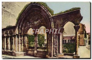 Old Postcard Bagneres de Bigorre Ruins of the Church of Saint John
