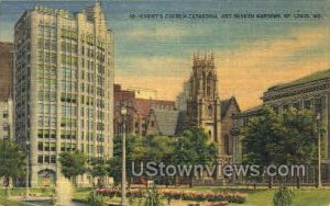 Christ's Church Cathedral - St. Louis, Missouri MO Postcard