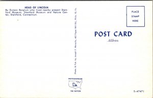 Connecticut, Stamford - Head Of Lincoln - Gutzon Borglum - [CT-169]