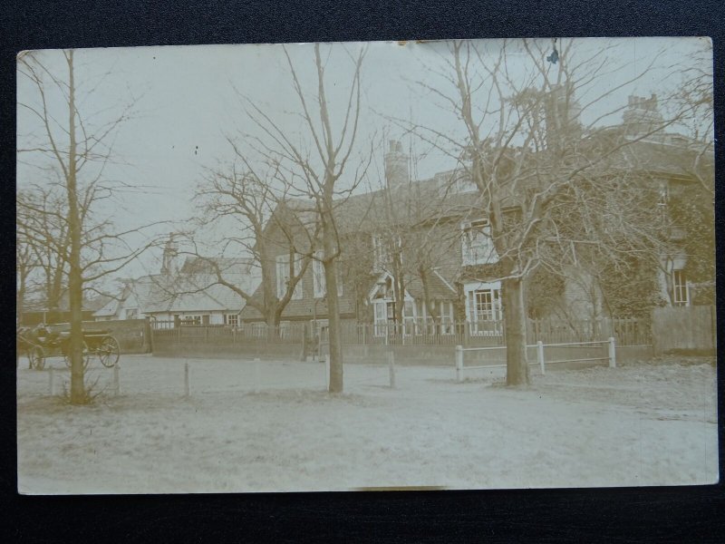 London Wimbledon Village HOUSE ON WIMBLEDON COMMON c1915 RP Postcard