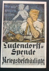 Mint Germany Advertising Picture Postcard Ludendorff donation