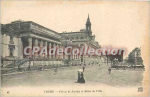 Postcard Old Courthouse Towers and the Hotel de Ville