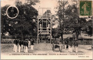 France Sapeurs Pompiers de Nort-Sur-Erdre Firefighters Postcard C054