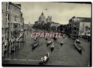 Modern Postcard Venice Canal Grande Historical Regatta