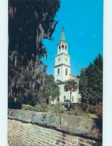 Unused Pre-1980 CHURCH SCENE Beaufort South Carolina SC p4013@