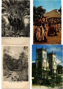 FIJI OCEANIA SOUTH PACIFIC 75 Vintage Postcards Mostly pre-1980 (L2693)