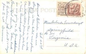 Mazatlan Sinaloa Mexico street scene Hotel La Siesta tinted real photo pc Z33363