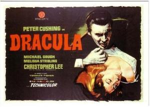 Postcard of Dracula 1958 Christopher Lee Movie #1