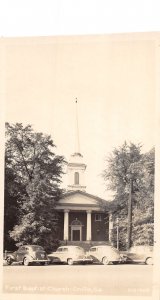 J46/ Griffin Georgia RPPC Postcard c1940s Cline First Baptist Church  130