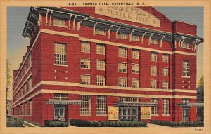 Textile Hall Greenville, South Carolina