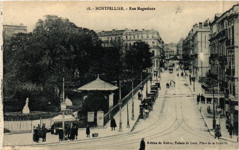 CPA MONTPELLIER - Rue Maguelone (511284)