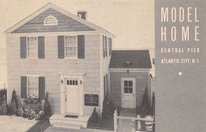 Atlantic City New Jersey Central Pier Model Home Vintage Postcard AA78661