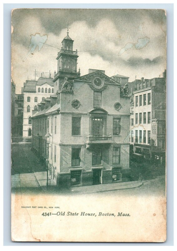 c1900-07 Old State House, Boston, Mass. Postcard F114E