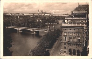 Czech Republic Praha Prague Hradcany Castle RPPC 04.34