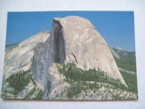 Half Dome, Yosemite National Park, CA //  Unused Postcard