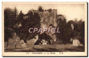 Old Postcard Chaumont Cave