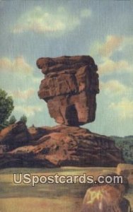 Balanced Rock - Garden of the Gods, Colorado CO  