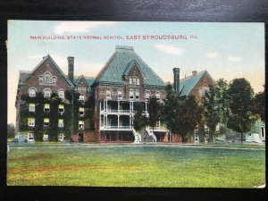 Vintage Postcard 1910 State Normal School East Stroudsburg PA