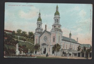 Quebec Exterior St. Ann's Church 20 minutes from Québec City pm1910 ~ DB