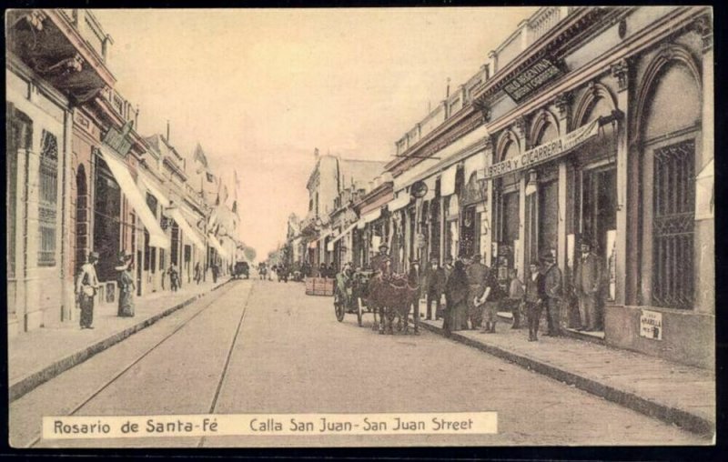 argentina, ROSARIO de SANTA-FE, Calla San Juan, Library (1910s)