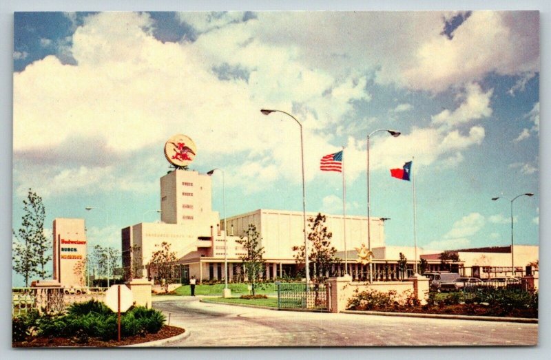 Houston Texas~Anheuser Busch Brewery~Budwesier Beer Bottling Plant~1970 Postcard