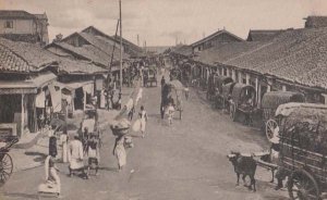 Market Women Traders Basket On Heads South African Street Scene Antique Postcard