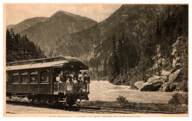 Colorado The Oriental  Limited Train in the Heart of the Rockies