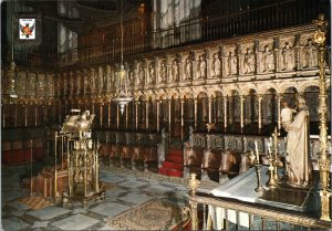 postcard Toledo, Spain - Cathedral, Detail of the Choir