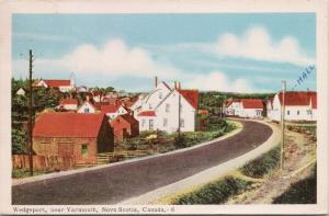 Wedgeport near Yarmouth NS Nova Scotia Vintage Postcard D90