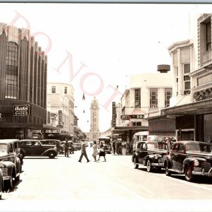 c1940s Honolulu, Hawaii Downtown Fort Street RPPC Real Photo Postcard Main A45