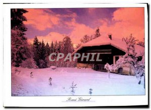 Postcard Modern Evening Mountain Harmony Image