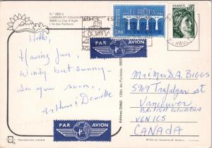 Cap d'Agde France Vintage Postcard D36