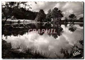 Breteuil on Iton - The Public Garden - L & # 39Etang - Old Postcard