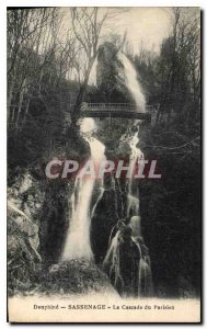 Old Postcard Dauphine Sassenage the Cascade Parisien