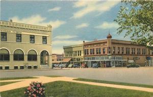 Alamogordo New Mexico 10th New York Streets Teich 1940s Postcard Southwest 4216