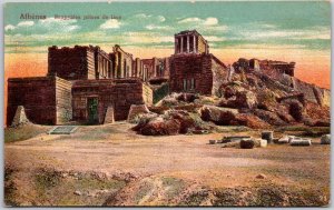 Athenes Propylees Prises De Face Athens Greece Antique Photos Postcard